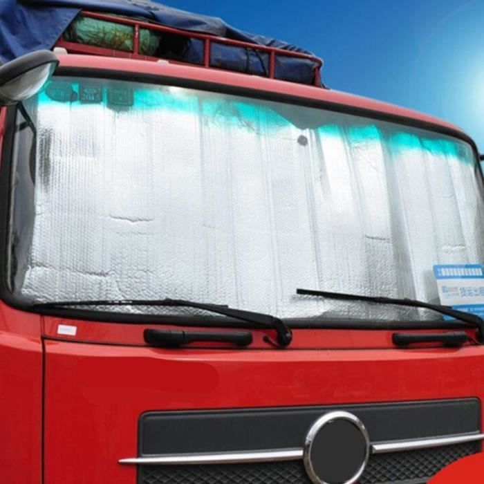 Feuille d'aluminium pliable grande taille pare-soleil camion Van voiture pare-brise pare-brise bloc couver - Modèle: - ANZYBUA03957