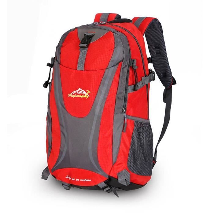 Rouge couleur 30 - 40L -Sac à dos imperméable en Nylon pour randonnée, escalade, 30l, pour Sports de plein air, voyage, Camping en m
