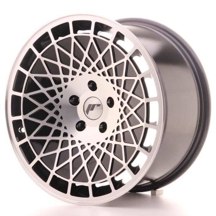 Jante 18 JR14 18x9,5 ET35 5x100 Noir poli
