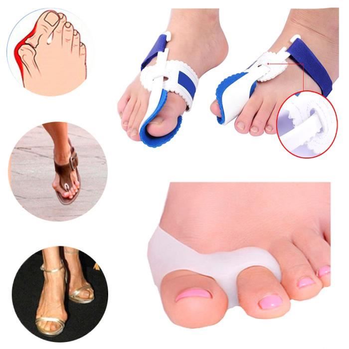 Ages4 Os pouce lisseur Hallux Valgus Correction chevauchement orteil séparateurs Bunion correcteur soins des pieds pédicure outils