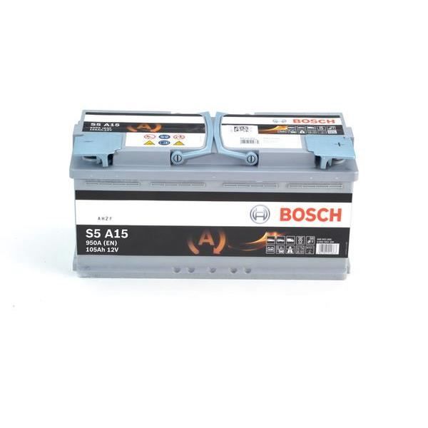 BOSCH Batterie Auto AGM S5A15 105Ah/950A