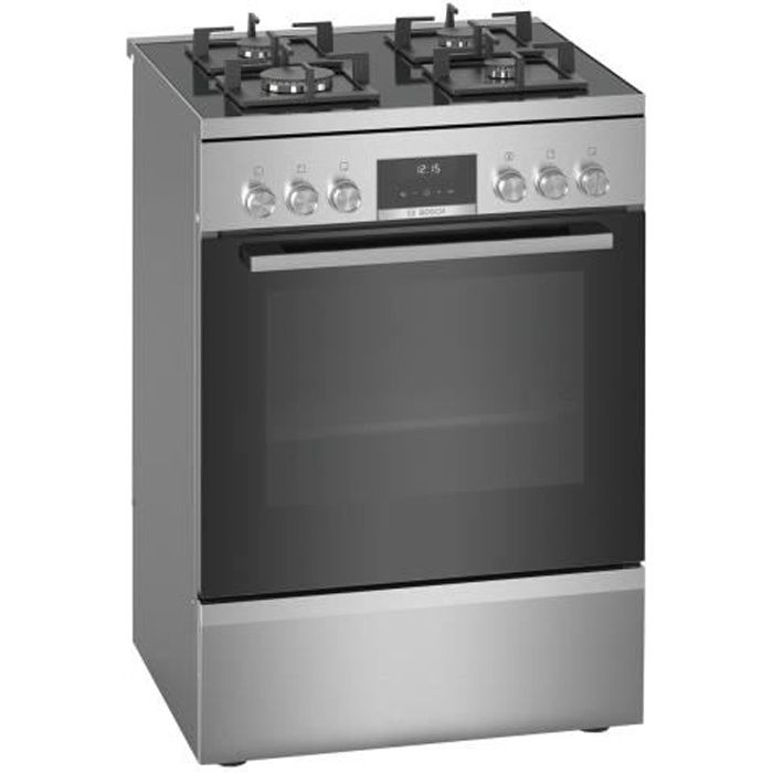 Bosch Serie 6 HWS59IE50 Cuisinière pose libre largeur : 60 cm profondeur : 60 cm hauteur : 85 cm avec système auto-nettoyant…