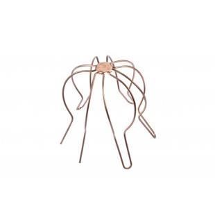 Crapaudine extensible cuivre - Brut