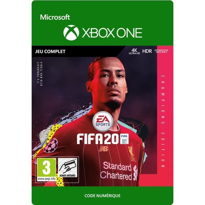 FIFA 20 Champions Edition Jeu Xbox One à Télécharger