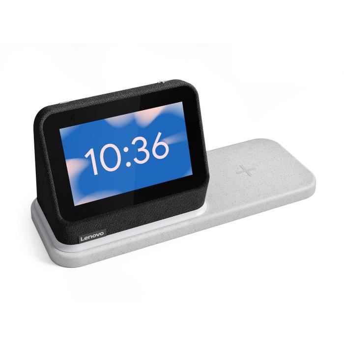 Lenovo Smart Clock Bundle Grey - RAM 1 Go + Flash 8 Go - 4- LCD