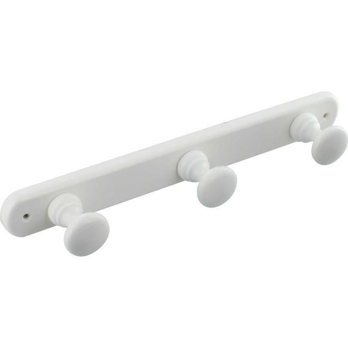 Porte-manteau bois éco Mottez 3 têtes Bois la...