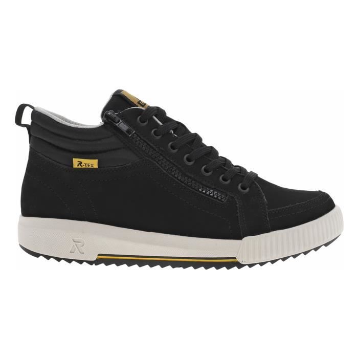 Baskets montantes cuir zip Rieker® R-Evolution noir
