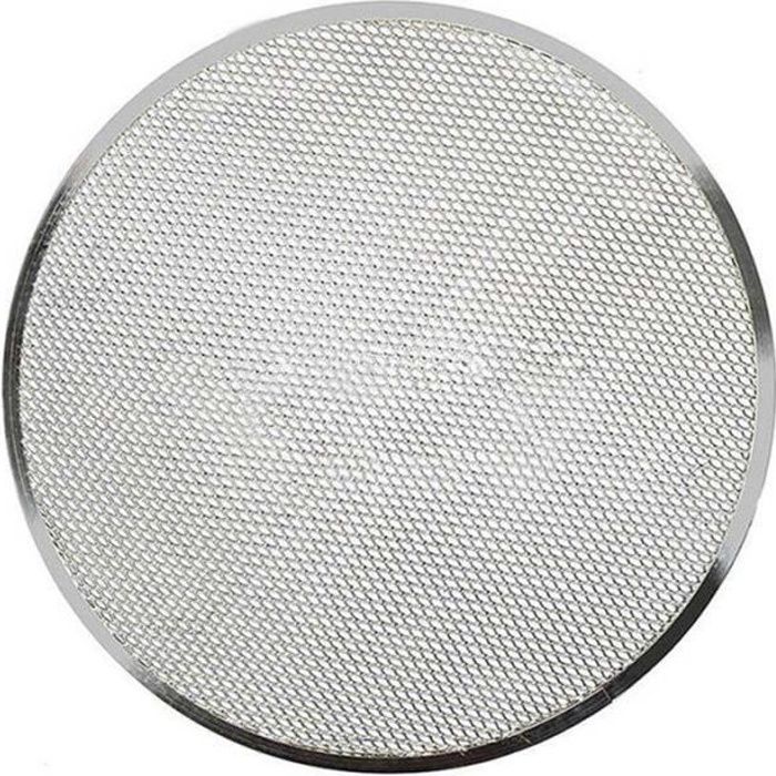 Four À Pizza Rond Professionnel Plaque de Cuisson Filet Antiadhésif Pour Grille de Barbecue (12 Pouces)