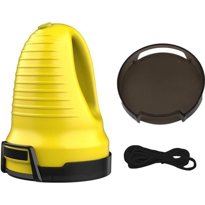 Grattoir à Glace électrique Dégivreu Chasse-Neige pour Pare-Brise, dégivreur de vitre de Voiture, Chargement USB -Jaune