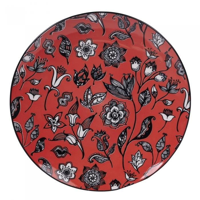 Assiette plate 27 cm Agadir (Lot de 6) NEURE Multicolore