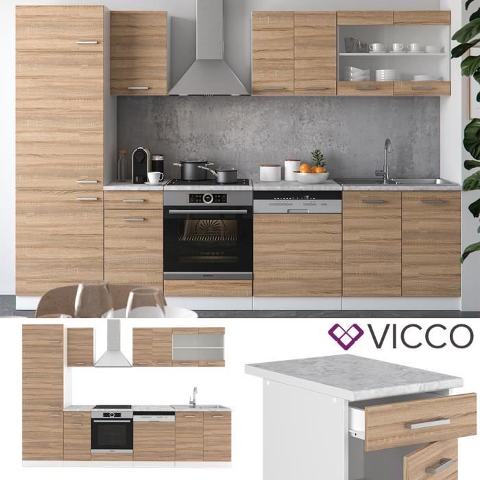 Cuisine Vicco R-Line 300 cm, cuisine intégrée, ensemble cuisine, cuisine encastrée