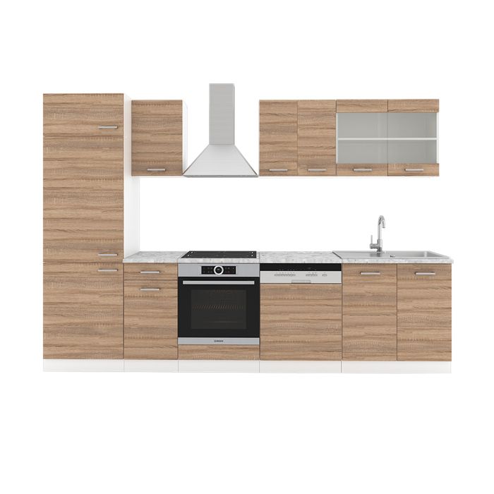 Cuisine Vicco R-Line 300 cm, cuisine intégrée, ensemble cuisine, cuisine encastrée