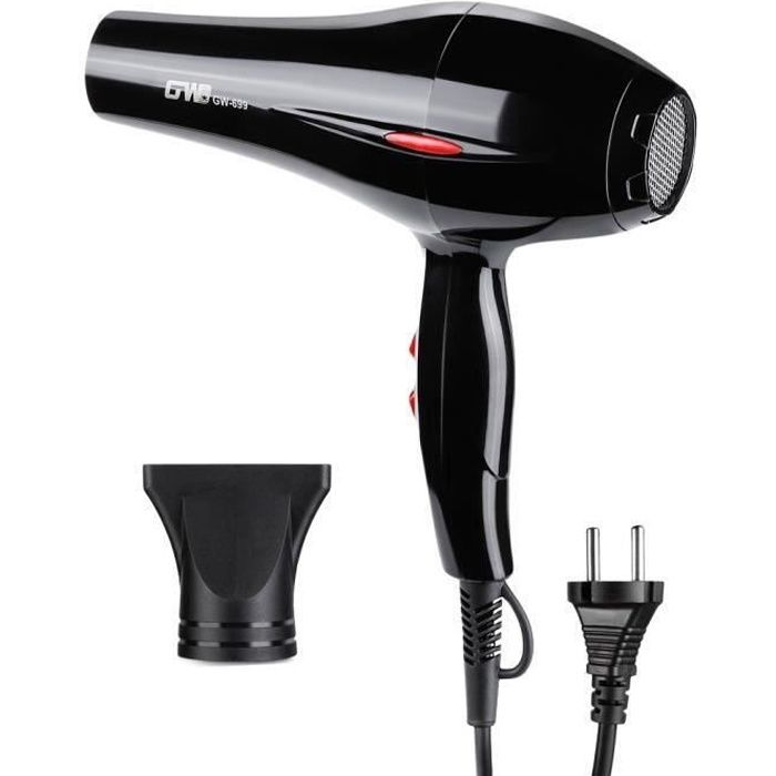 WS19957-2000W Sèche-Cheveux Professionnel 2 niveaux de température-3 vitesses Salon séchoir à cheveux Outils Soin des Cheveux de