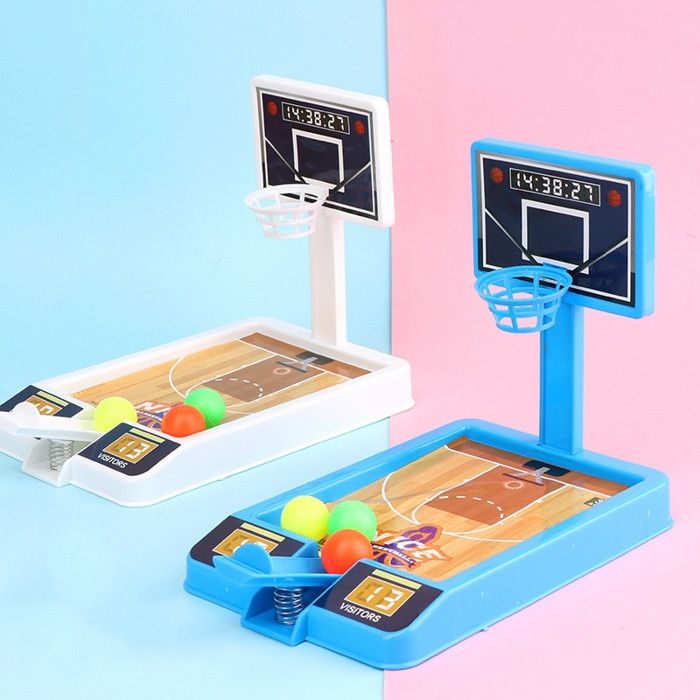 Mini Jouet Basket Bureau - Machine De Tir Doigt - Jeu Interactif Amusant Pour Enfants Et Adultes