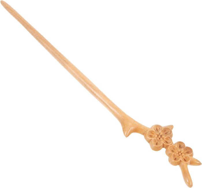 CANNE DE MARCHE de style vintage en bois avec poignée incurvée de