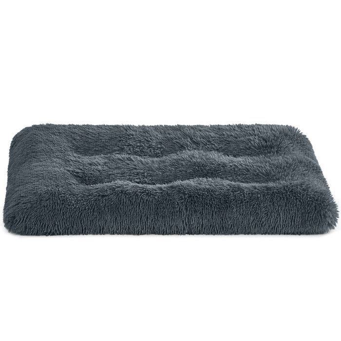 Panier pour Chien 95 x 60 cm Rembourrage Moelleux Lavable en Machine Coussin pour Chien Gris Foncé Panier pour Chien 95 x 60 cm Rembourrage Moelleux Lavable en Machine Coussin pour Chien Gris Foncé