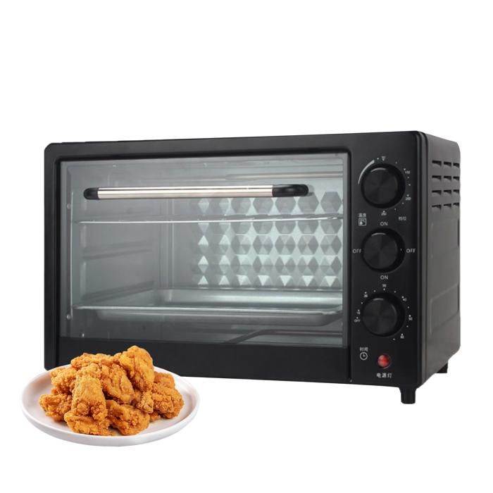 Mini Four Electrique 22L 1000W Four Posable avec plaques de cuisson Four Convection Minuteur 0-60 min Acier Inoxydable - Joulli