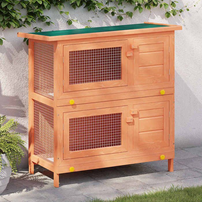 Sale juilletClapier dextérieur enclos pour petits animaux 4 portes - vidaXL - bois - avec 4 portes - 38 x 77 x 79 5 cm xfk47e Sale juilletClapier dextérieur enclos pour petits animaux 4 portes - vidaXL - bois - avec 4 portes - 38 x 77 x 79 5 cm xfk47e