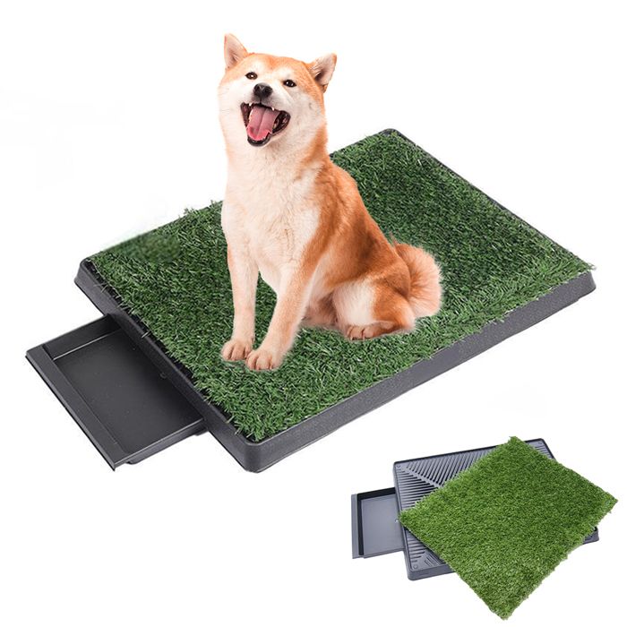 Tapis pour chien en forme de plateau 51*63CM Tapis dentraînement pour chien dintérieur pour petits et moyens chiens porche balcon