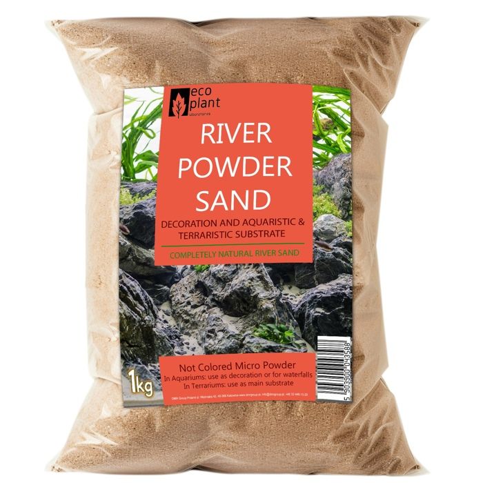 Substrat de sable de rivière microfin pour aquariums terrariums et reptiles rincé 1 kg