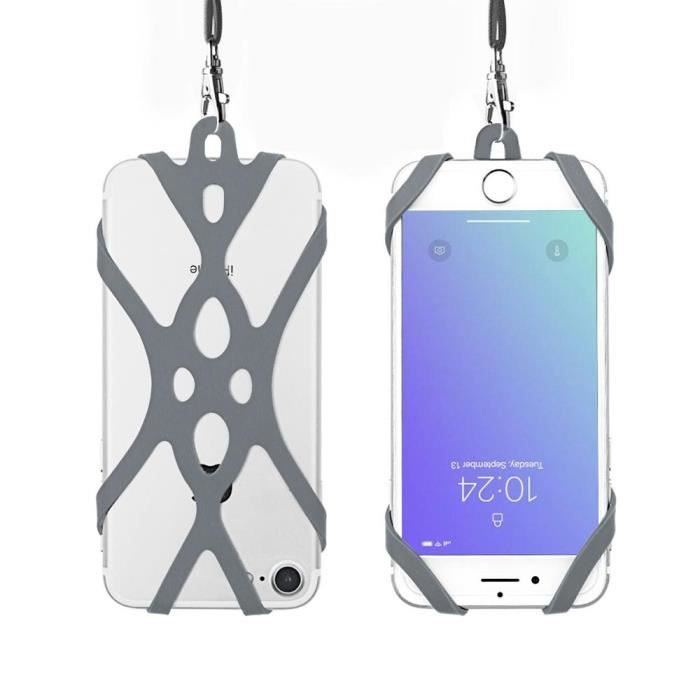 Wesoke Lanière Réglable Pour Téléphone - 3 En 1 : Bandoulière, Dragonne, Cou - Longueur 100-160 Cm, Pour Sport Et Voyage
