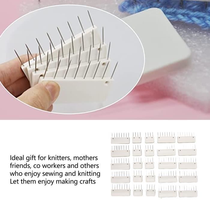 Kit De 20 Bloqueurs De Tricot Résistants Avec 4 Et 8 Broches Pour Projets De Couture~p182973228