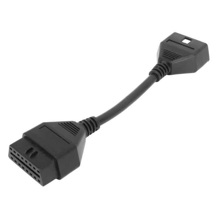 Adaptateur Diagnostic 38 Vers 16 Broches Pour Mercedes-Benz - Câble 25cm, Mâle, OBD2/OBD1