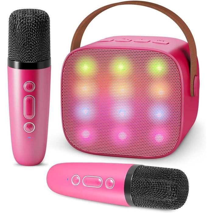 Enceinte sans fil Karaoke Enfant BOOST-KUBELED-BK Bluetooth USB - Jeu de  Lumière Astro intégré - 2 Micros - Télécommande - Soirée, Enceintes, baffle  et amplis DJ, Top Prix