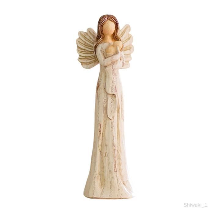 Statue d'Ange 10cm en Résine- Élégance et Sérénité couleur Bleu