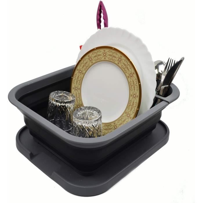 Organisateur de Couverts Comptoir Antipoussière avec Trou de D