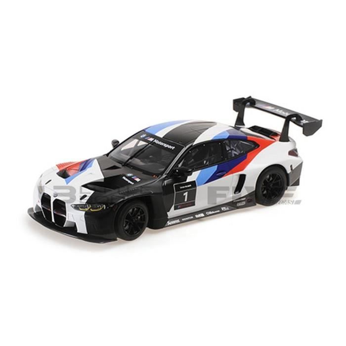 Miniature BMW M4 GT3 Minichamps 1/18 - Voiture De Présentation N°1 - Noire