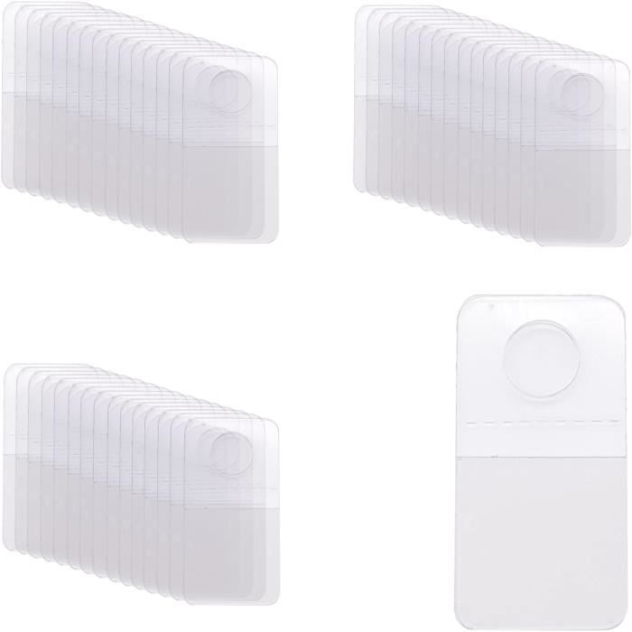 Cartes PVC Vierges 86x54 Mm - Lot De 100, Noir, épaisseur 0,5 Mm Pour Impression Badge