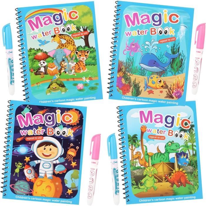 EcoJozon Livre de Coloriage A L Eau Réutilisable Enfants 3