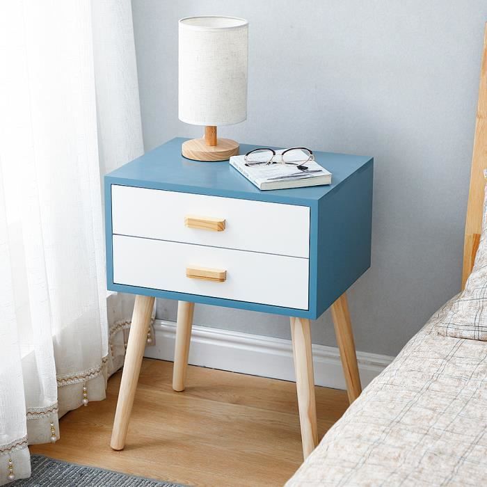 Table De Chevet Bleu Comparer Les Prix Et Offres Pour Table De