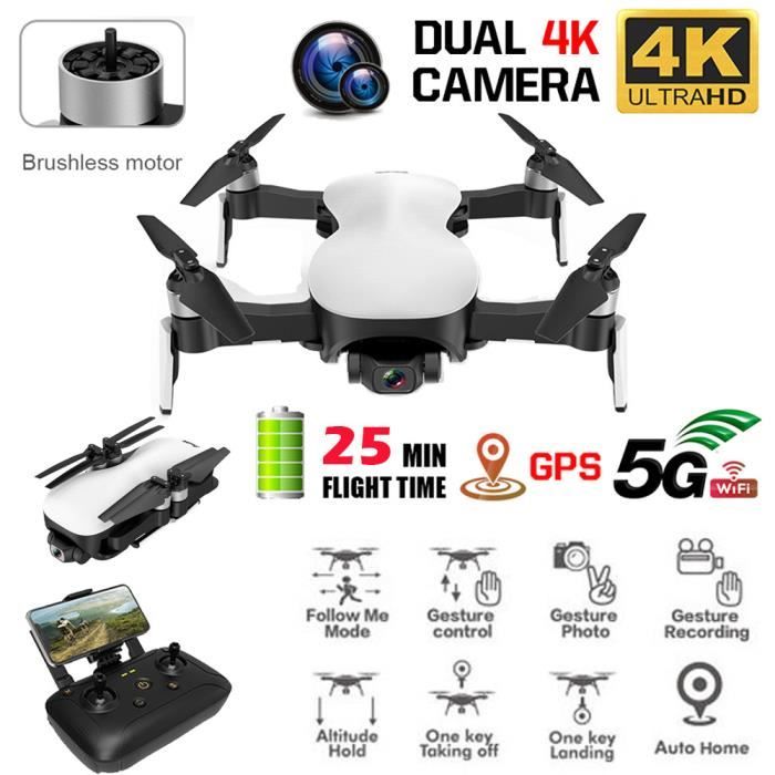 C-Fly Caméra HD FPG 4K WiFi Faith 5G WiFi GPS Brushless Hover 3 axes ...