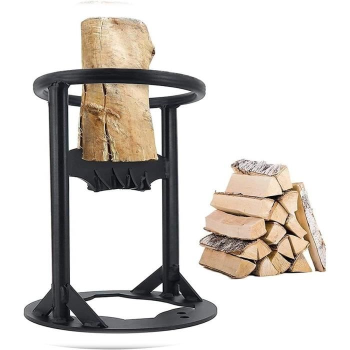 Fendeur De Bois Fendeuse à Bois Manuelle Murale - En Fonte Et Acier - Pour Bûches De Chauffage - Portable Fendeuse Manuelle Bois De Chauffage