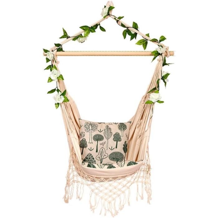 Fauteuil Suspendu, Swing, Toile, Chaise, suspendu, peut être pivotée ...