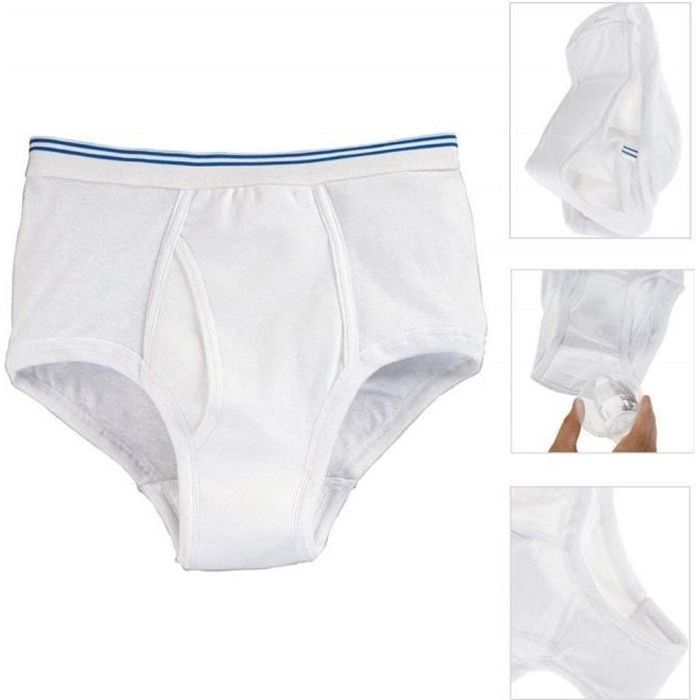 slip incontinence homme lavable