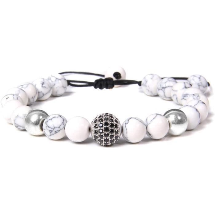 Bracelet De Perles En Pierre Naturelle De 4 Mm/6 Mm, Chakra Porte-bonheur Fait à