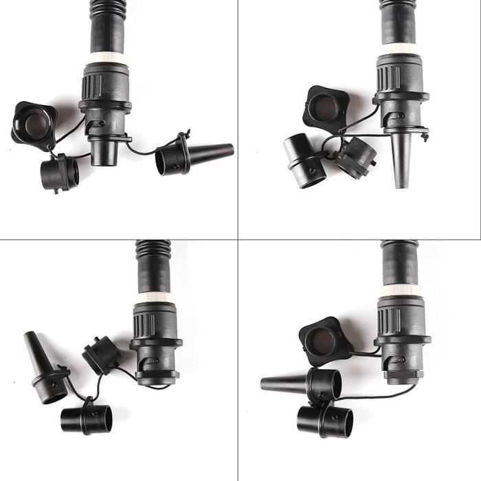 Adaptateur Pompe SUP JeoPoom - Convertisseur Valve Pour Kayak/Gonflable - Nylon - Noir