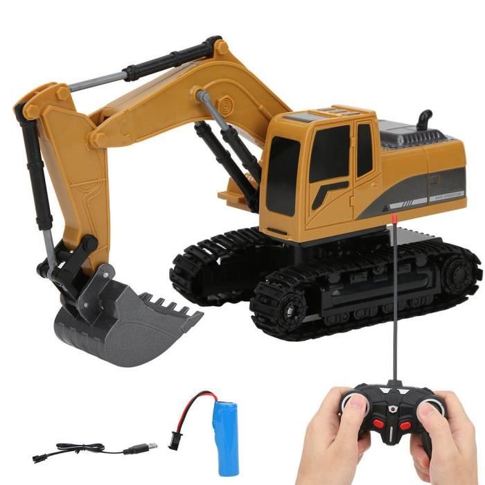 Greensen Modèle d'Excavatrice en Alliage 1:50 pour Enfants, Jouet de Voiture d'Ingénierie Simulé