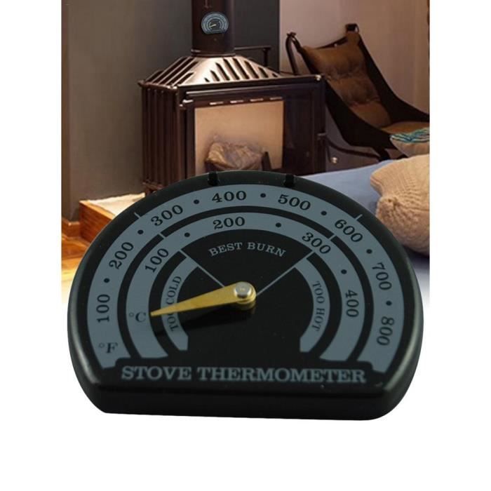 Thermomètre magnétique pour tuyau de cheminée, pour la maison, ventilateur