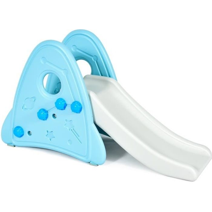 Toboggan FEBER Casual 105, Petit Toboggan pour Jardin, marches antidérapantes, Couleurs résistantes, Montage Facile, +1 an, Famosa - Jeux - Jouets