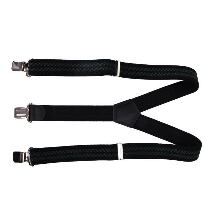 Bretelles Pantalon Homme 50mm Large Élastique Réglable Clips Métal FormeX Solide Bretelles Pantalon Homme 50mm Large Élastique Réglable Clips Métal FormeX Solide