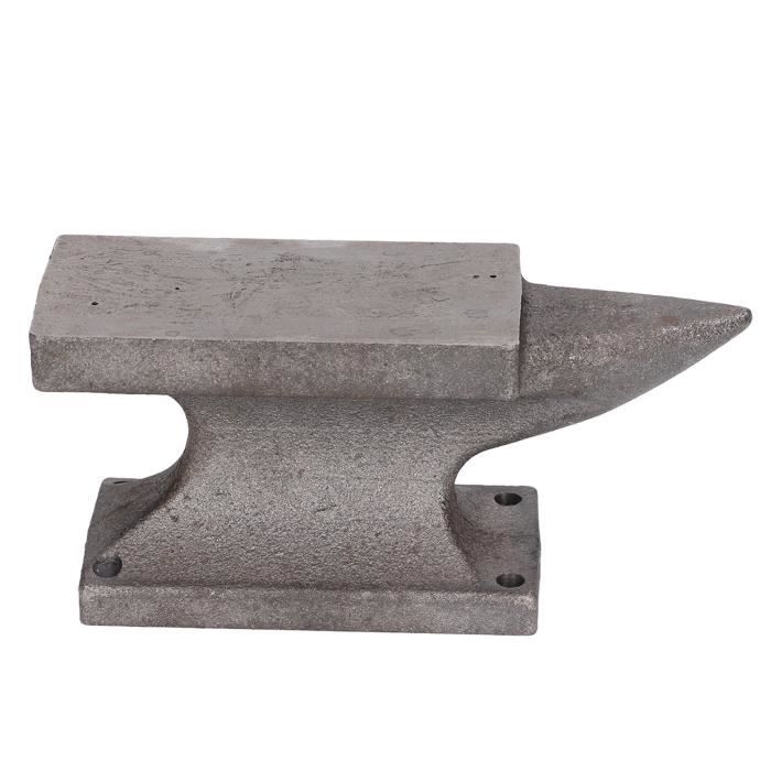 SucceBuy 10-60Kg acier simple corne ronde enclume bloc d'acier outil de banc de forgeron fabrication de bijoux équipement manuel pour les métaux  1420