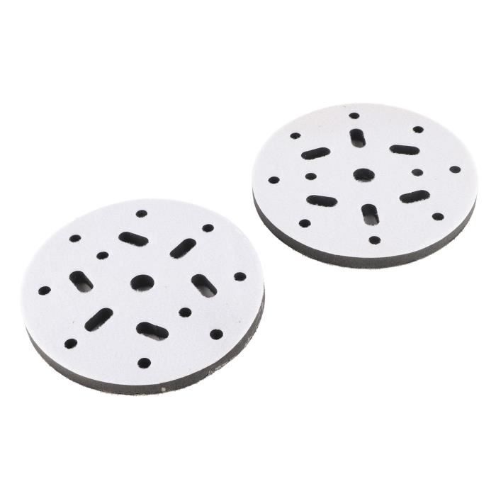 Lot De 10 Tampons D'interface Doux 75 Mm - Disques Abrasifs En éponge, Pour Ponceuse Excentrique