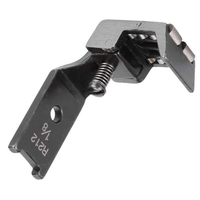 Ckpsms Marque – #S570R Lot De 2 Pieds Presseur à Double Aiguille Avec Guide Droit à Ressort Pour Singer 112 W 212 W JUKI LH-515 LH-1152 LH-3128 (3/16