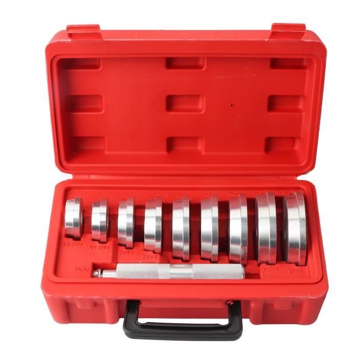 QWORK 17 Pièces Extracteur De Roulements En Aluminium – Kit Complet Pour Montage Et Démontage Facile