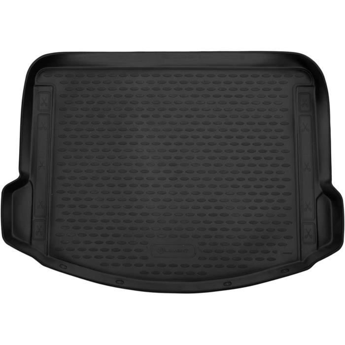 Tapis Caoutchouc Sur Mesure Pour Peugeot 5008 7 Places - Lot 6 Tapis (dont Coffre) - 2017 à Aujourd'hui - Protection Sol Inodore