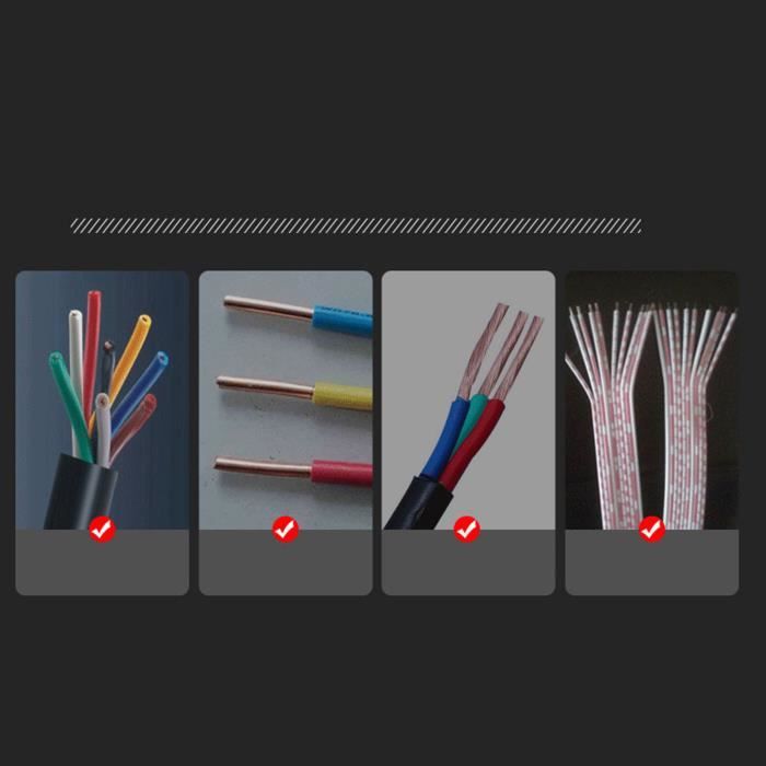 Pince à Dénuder Automatique Multifonctionnelle - CIKONIELF - Réglable - Lame En Acier Au Carbone